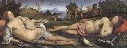 Sandro Botticelli Piero di Cosimo,Venus and Mars Sweden oil painting reproduction